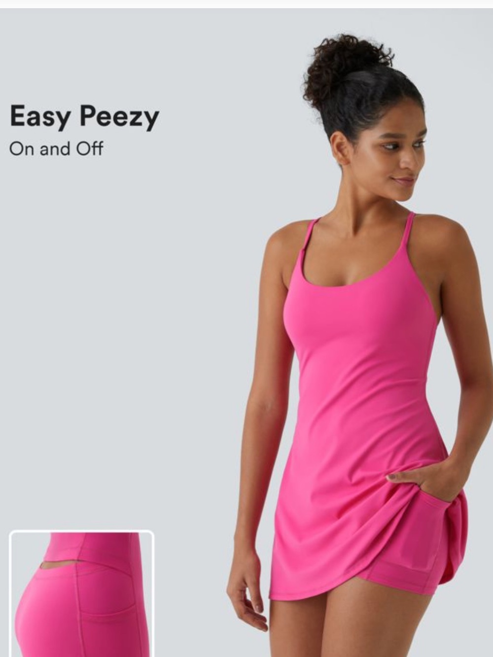 NWT HALARA Pink Dress Softlyzero Plush Easy Peezy On and Off shorts Size Large